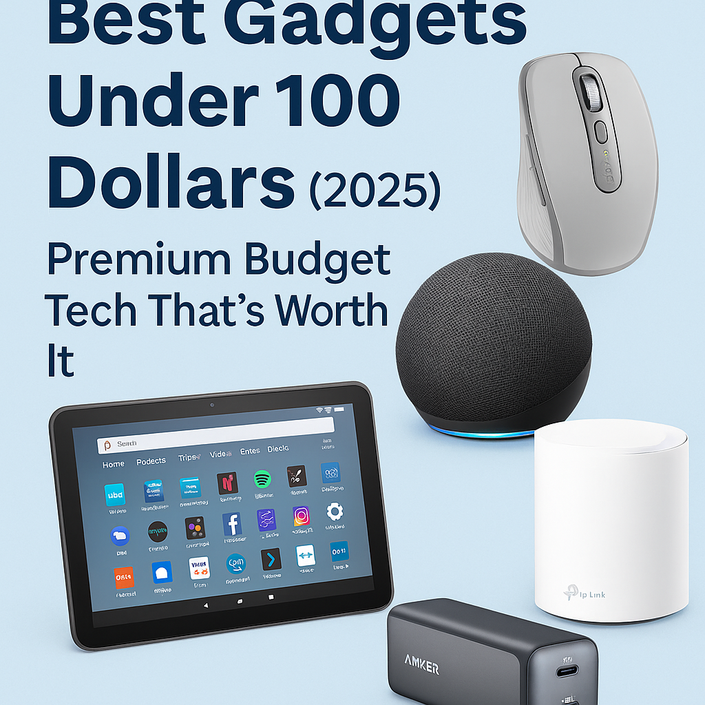 Discover the best gadgets under 100 Dollars in 2025. From smart home tech to portable audio and productivity tools, these budget-friendly picks deliver real value